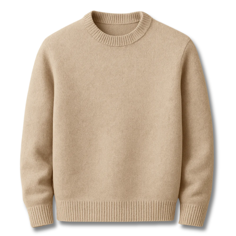 ROSSARELLO – Premium Sweter z Kaszmiru z Okrągłym Dekoltem