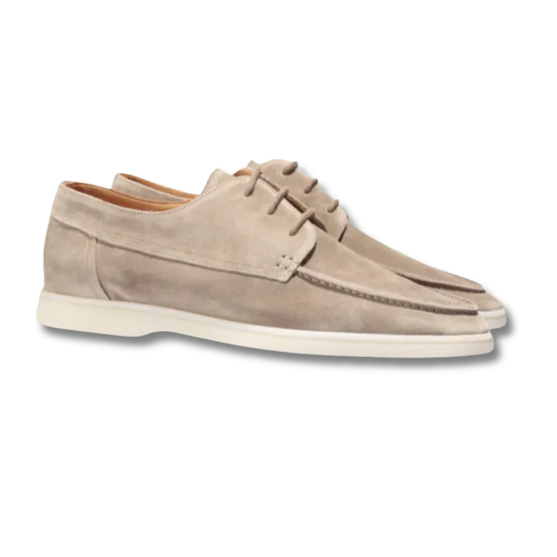 Adrien | Mokasyny Męskie Sznurowane