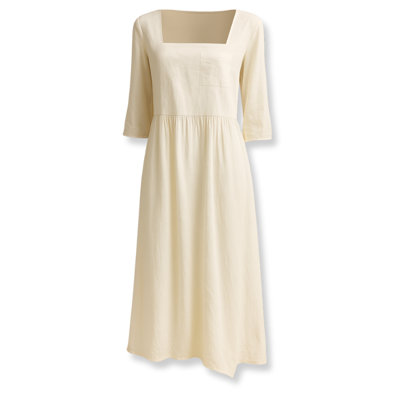 SOLERA – Lekka Sukienka z Lnu dla Kobiet